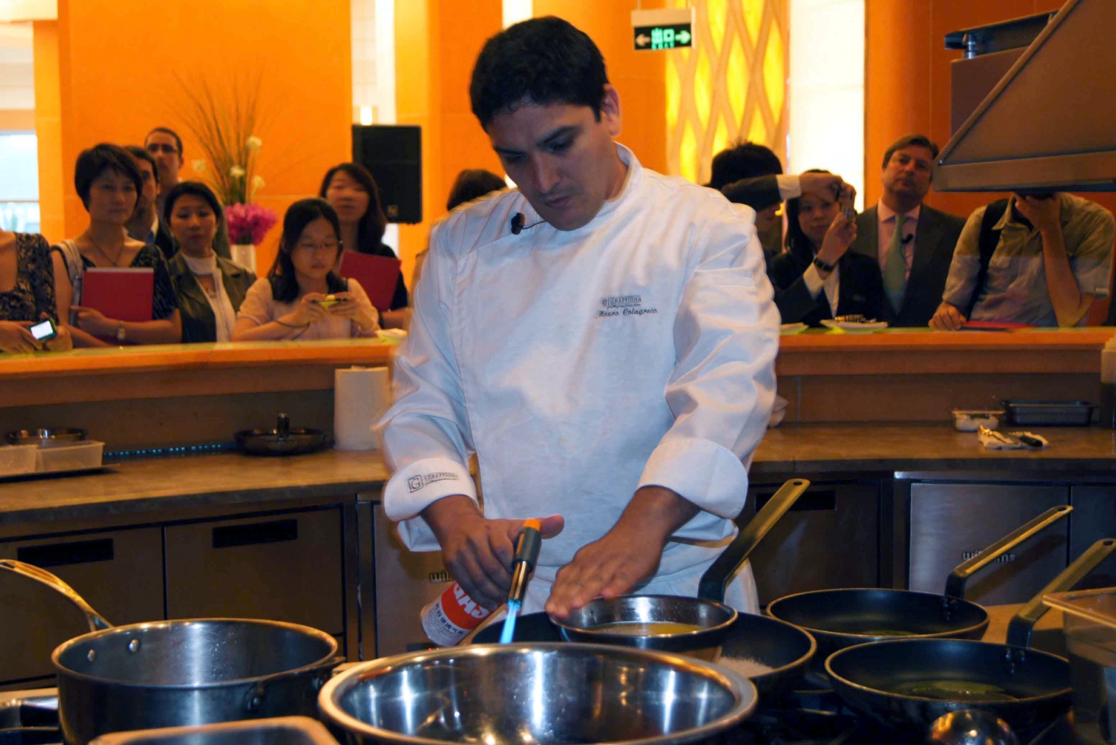 Mauro colagreco cocinando